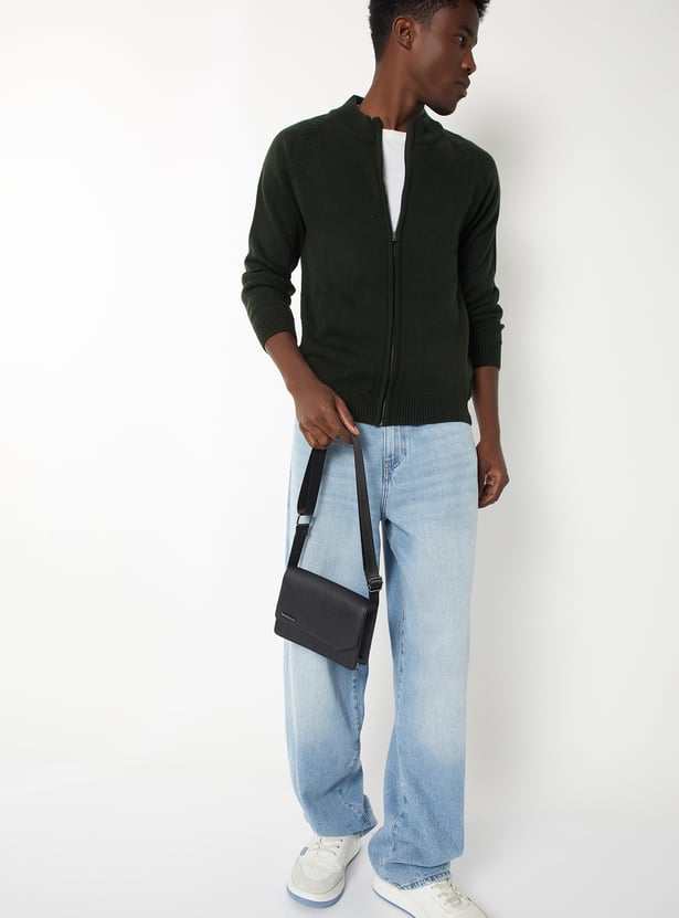 Men Knit Slim Fit Sweater