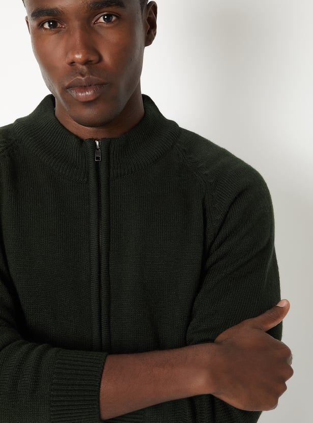 Men Knit Slim Fit Sweater