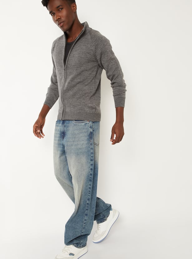 Men Knit Slim Fit Sweater