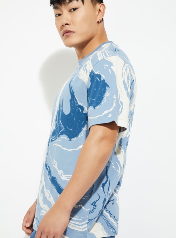 Buy URB_N Men Printed T-shirt Online at just Rs. 399.0