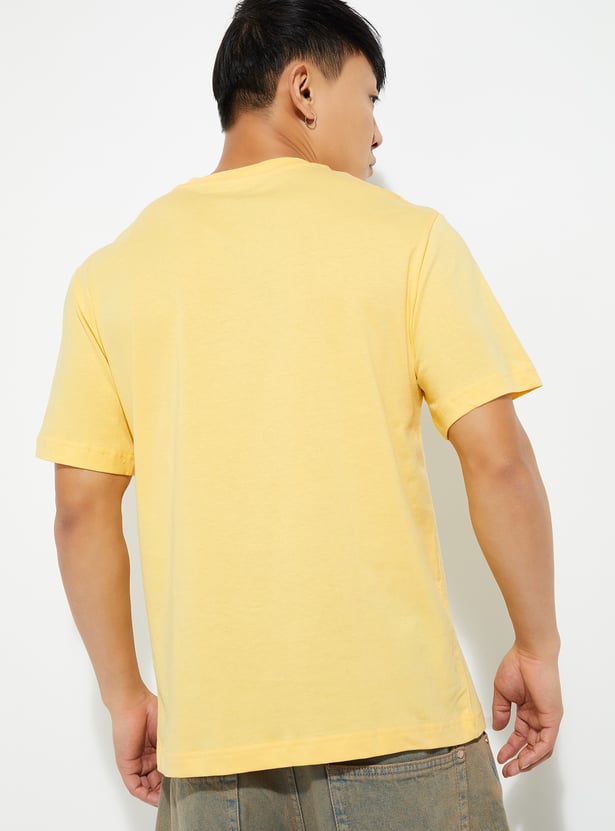 Buy URB_N Men Printed Regular Fit T-shirt Online at just Rs. 249.0