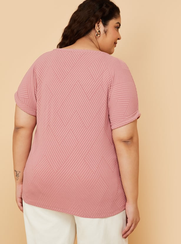 Women Textured Knit Top