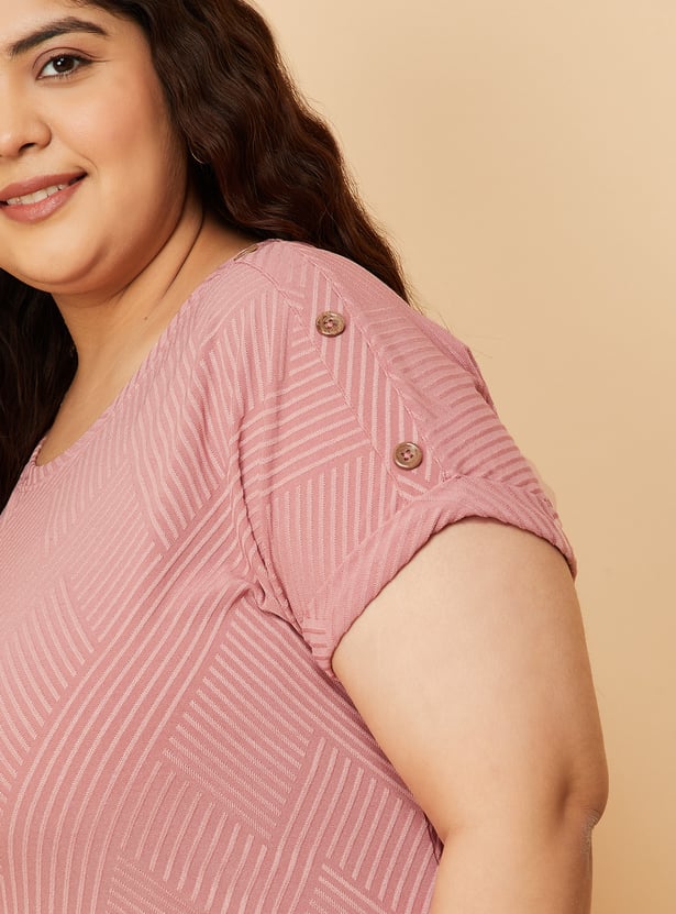 Women Textured Knit Top