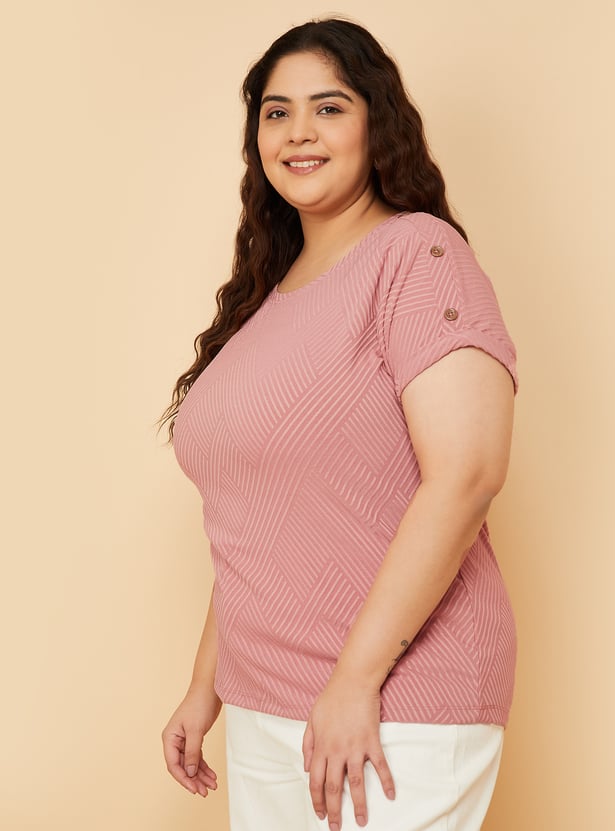Women Textured Knit Top