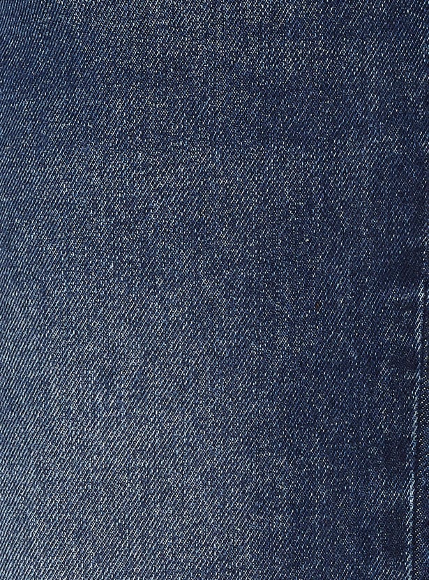 Women Washed Wide Leg Jeans