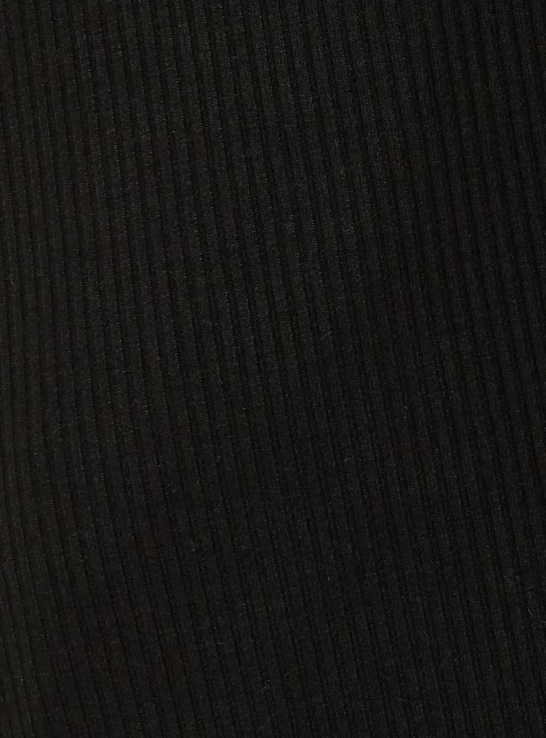 Women Ribbed Wide Leg Track Pants