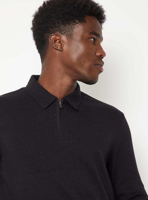 トップス TIGHTBOOTH MYSTERY GAUGE OPEN POLO BLACK トップス TIGHTBOOTH MYSTERY GAUGE OPEN POLO BLACK トップス