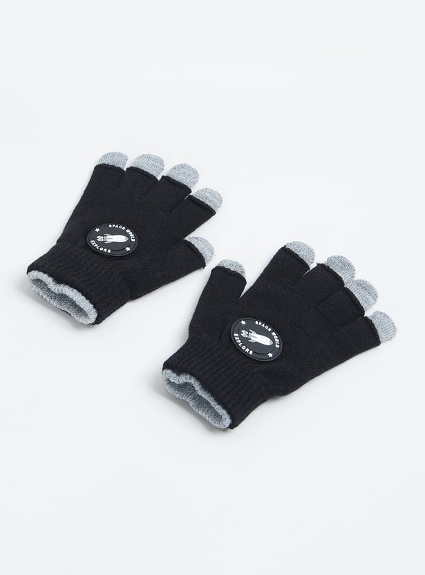 Girls Applique Gloves