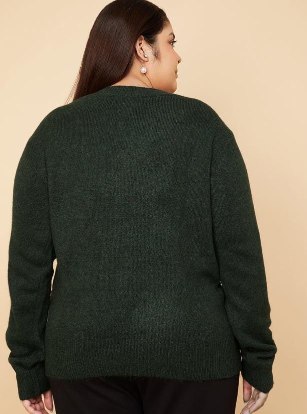 Women Embellished Sweater