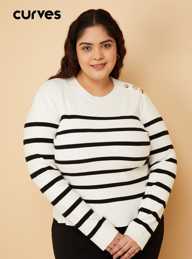 Women Striped Sweater