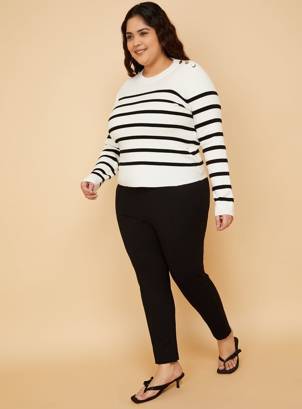 Women Striped Sweater