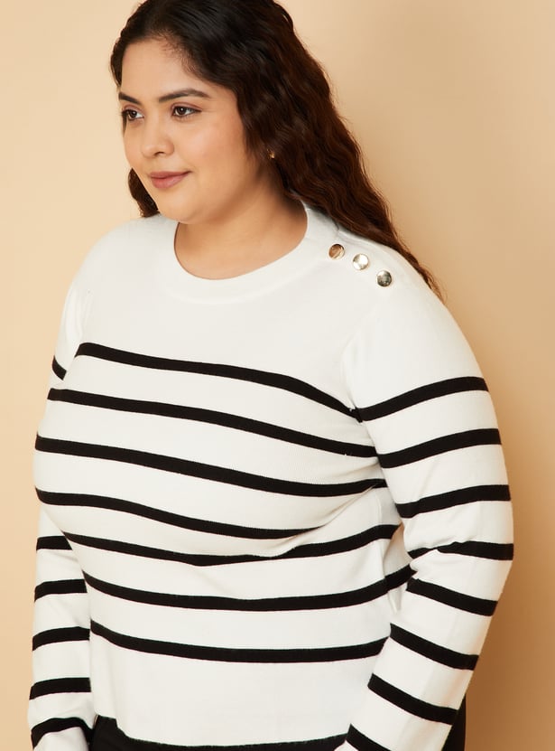 Women Striped Sweater