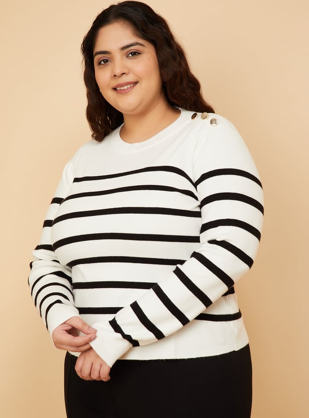 Women Striped Sweater