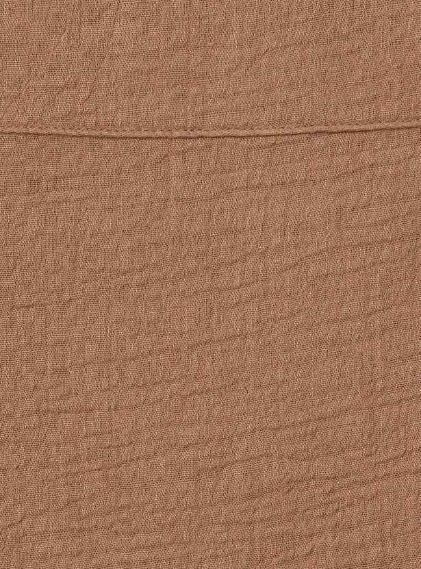 Boys Textured Oversized Shirt