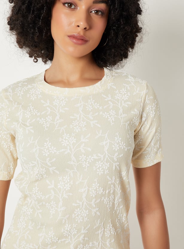 Women Embroidered T-shirt