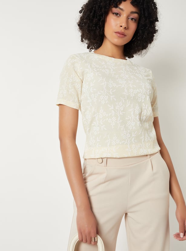 Women Embroidered T-shirt