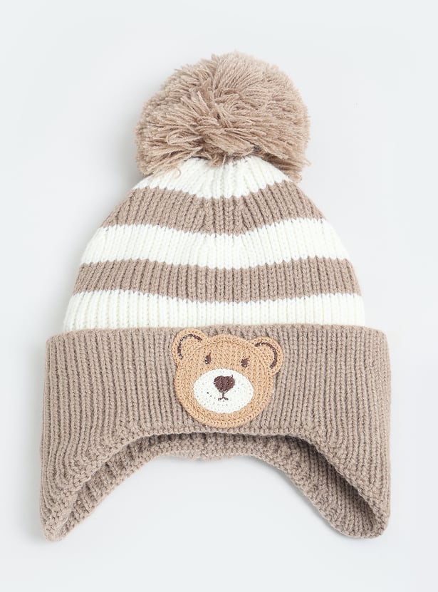 Kids Knit Beanie with Mittens