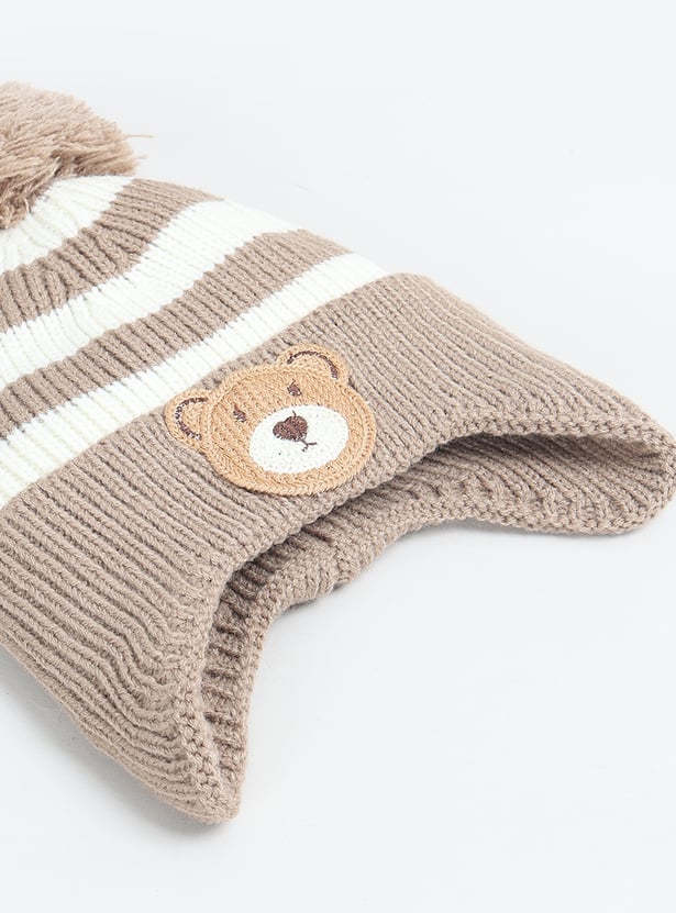 Kids Knit Beanie with Mittens