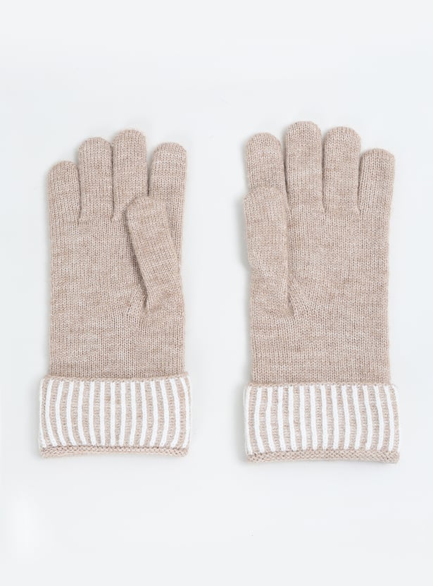 Women Knit Gloves