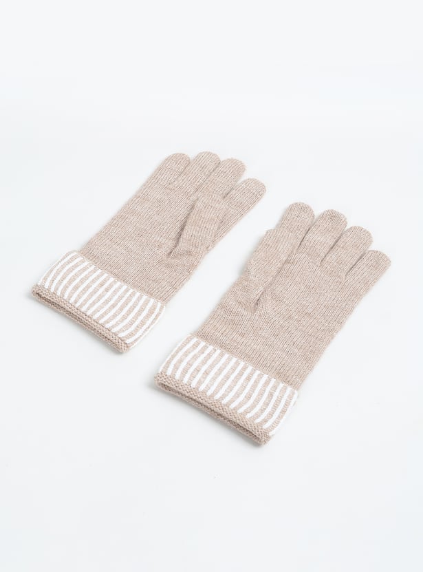 Women Knit Gloves