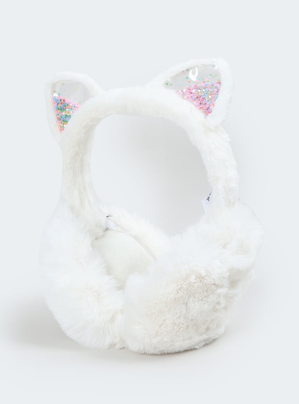 Girls Earmuffs with Star Confetti Fillings