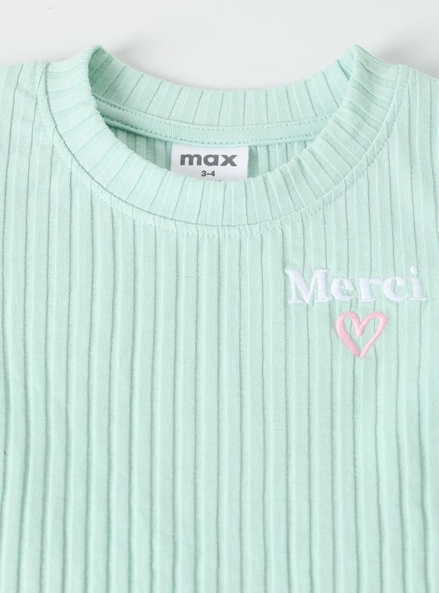 Girls Ribbed Sweater