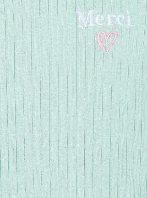 Girls Ribbed Sweater