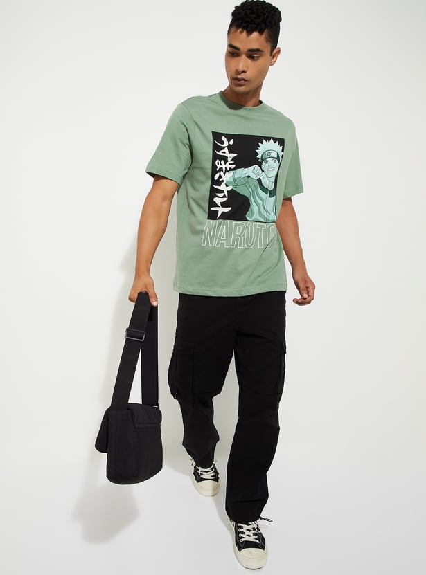 URB_N Men Naruto Regular Fit T-shirt