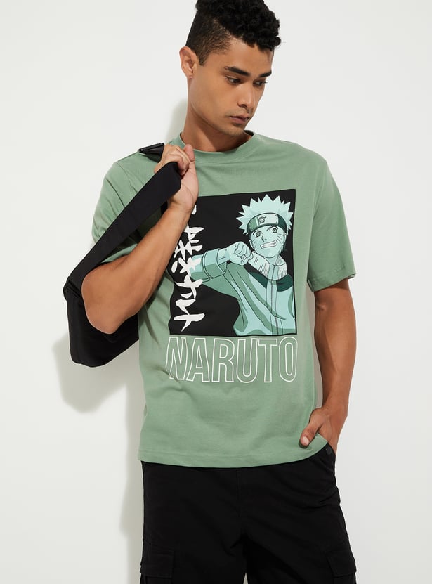 URB_N Men Naruto Regular Fit T-shirt