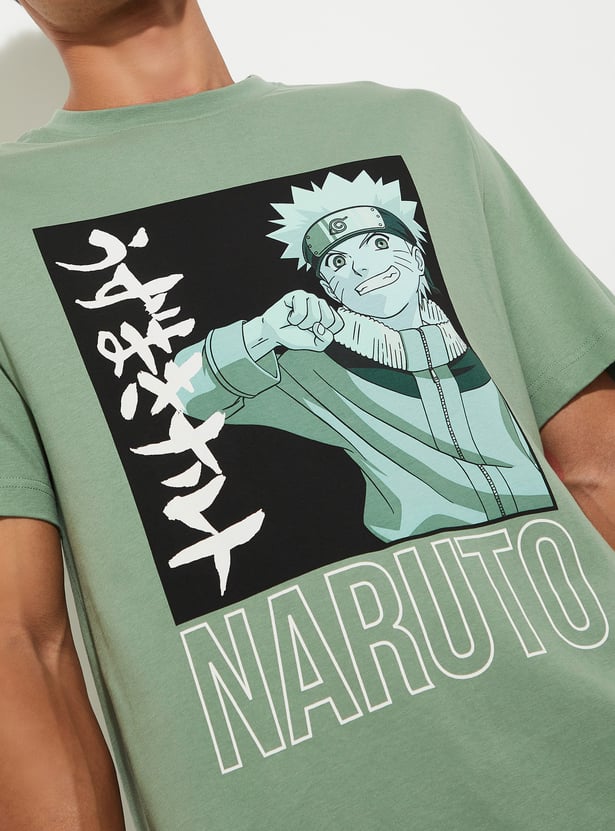 URB_N Men Naruto Regular Fit T-shirt