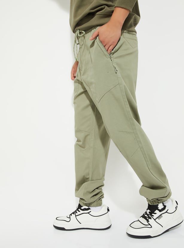 URB_N Men Solid Relaxed Fit Joggers