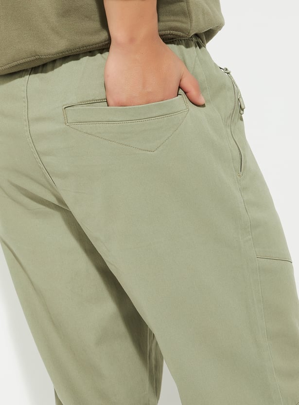 URB_N Men Solid Relaxed Fit Joggers