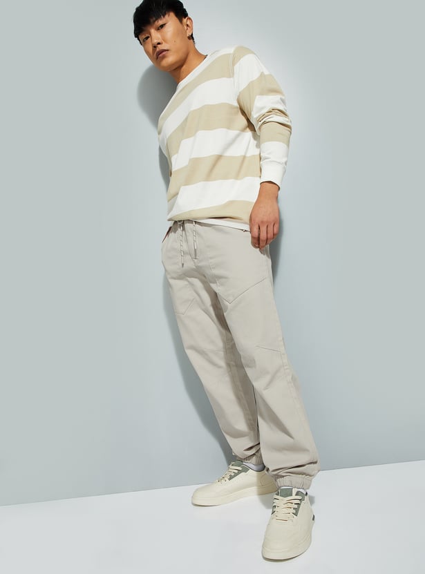 URB_N Men Solid Relaxed Fit Joggers