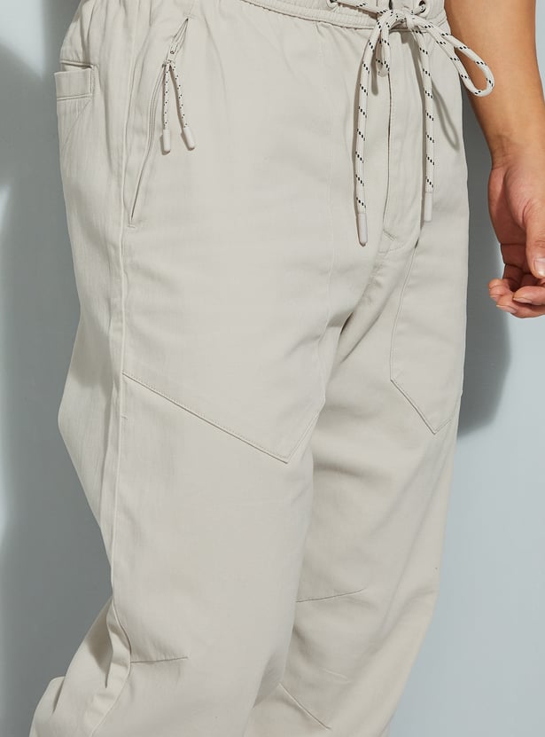 URB_N Men Solid Relaxed Fit Joggers