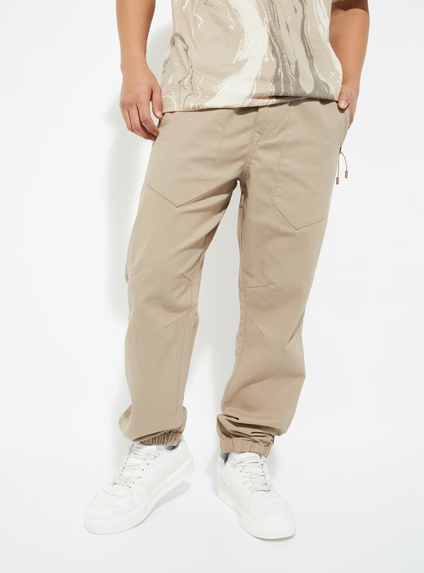 URB_N Men Solid Relaxed Fit Joggers