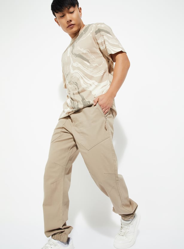 URB_N Men Solid Relaxed Fit Joggers