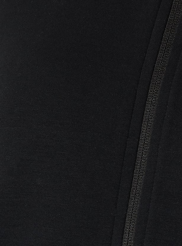 Women Boxy Fit Sold Sports Jacket