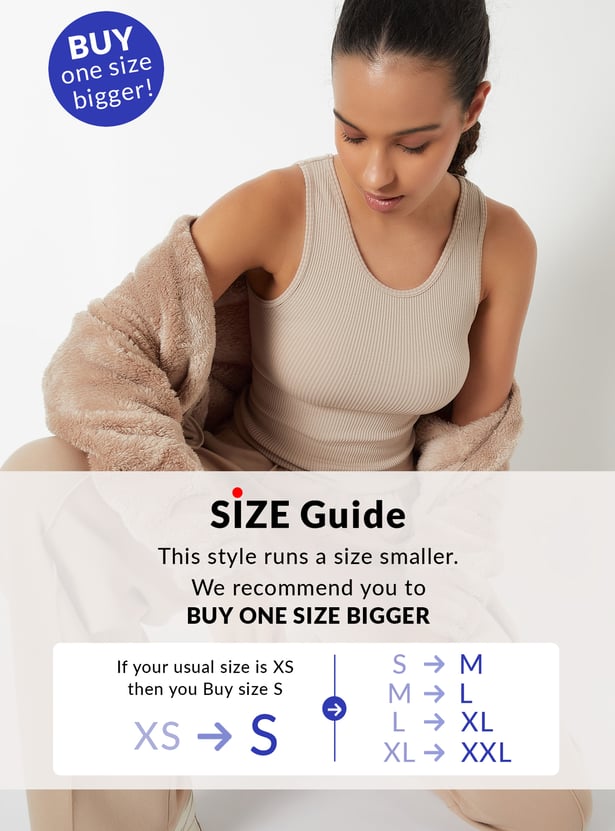 Women Ribbed Sports Tank Top