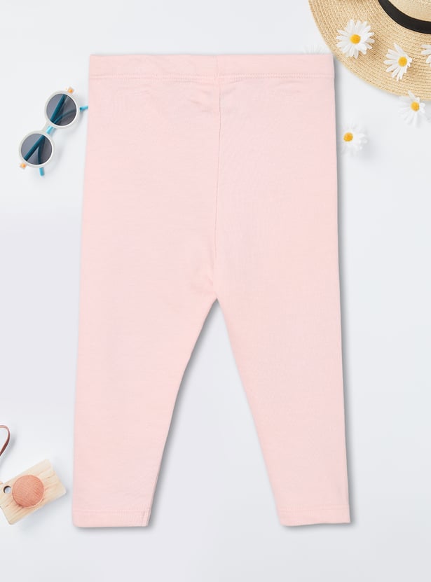 Girls Embroidered Leggings Set