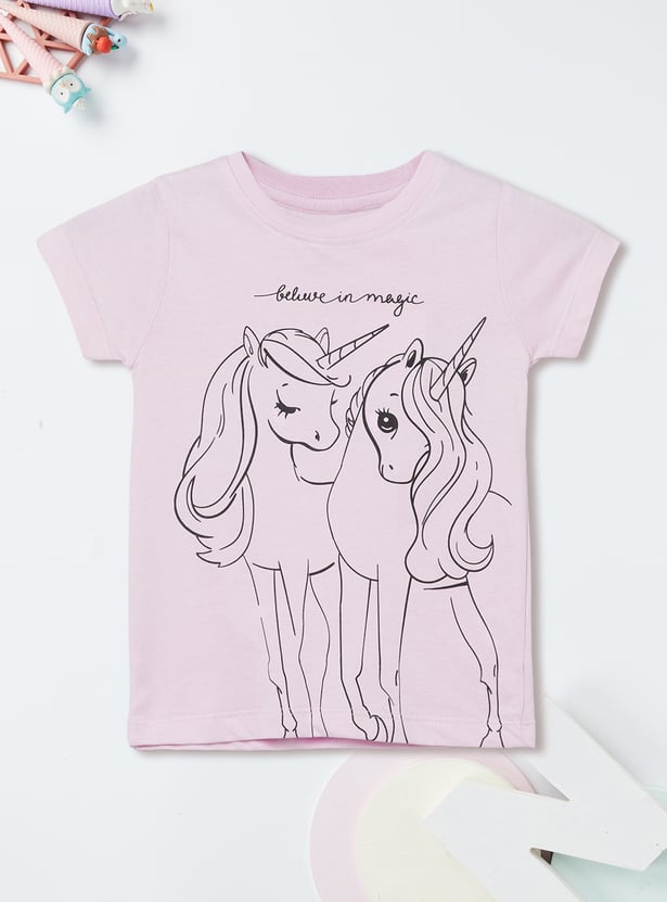 Girls Printed T-shirt