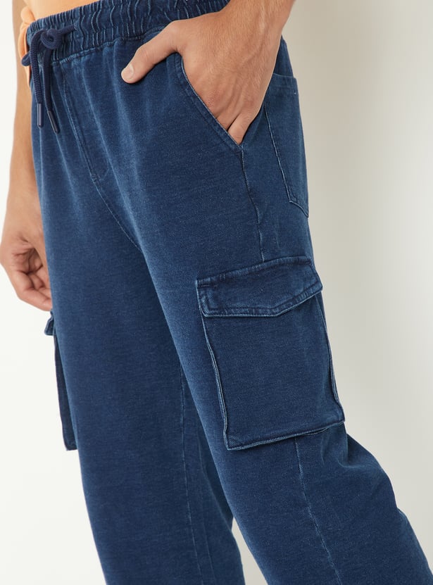 Boys Washed Cargo Joggers