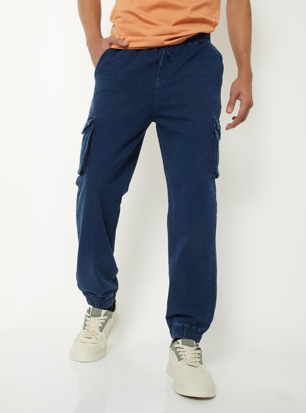 Boys Washed Cargo Joggers