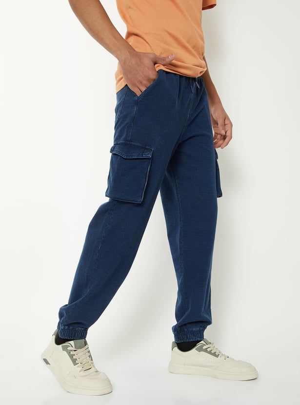 Boys Washed Cargo Joggers