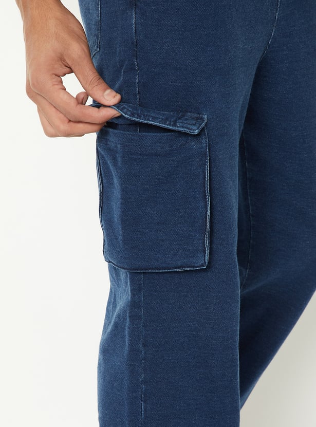 Boys Washed Cargo Joggers