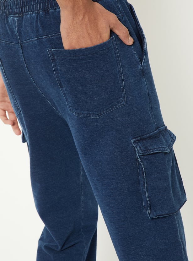 Boys Washed Cargo Joggers