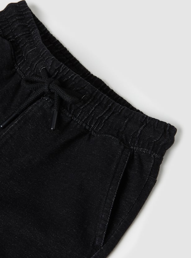 Boys Knit Cargo Joggers