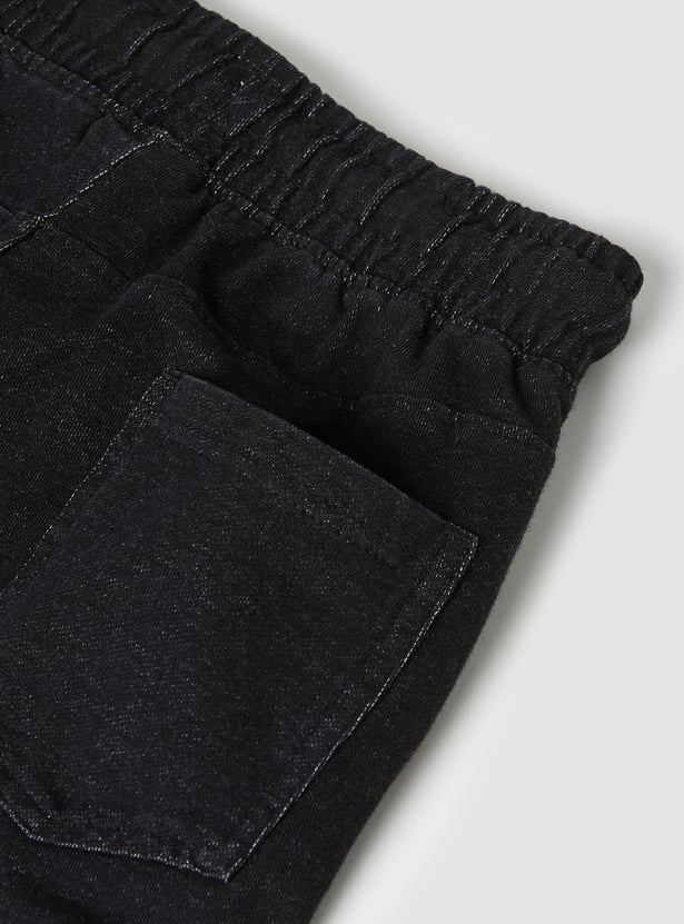 Boys Knit Cargo Joggers