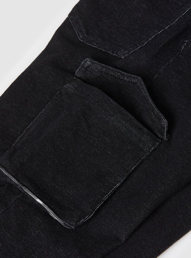 Boys Knit Cargo Joggers