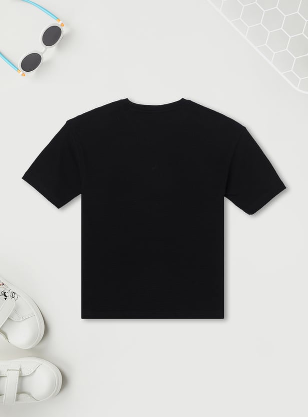 Boys 3D Embroidered Oversized T-shirt