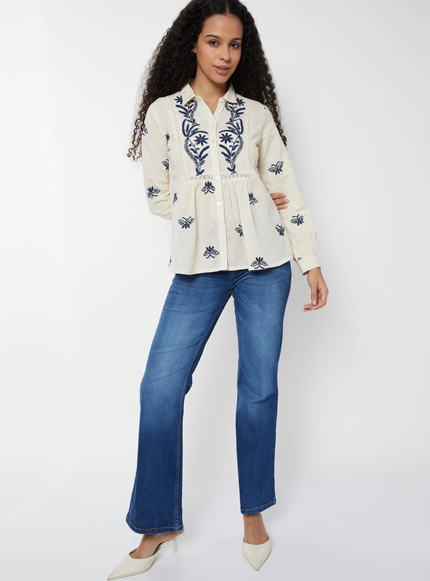 Women Embroidered Tunic